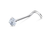 Rhinestone Viva Curved Nose Stud NSKZ-1763